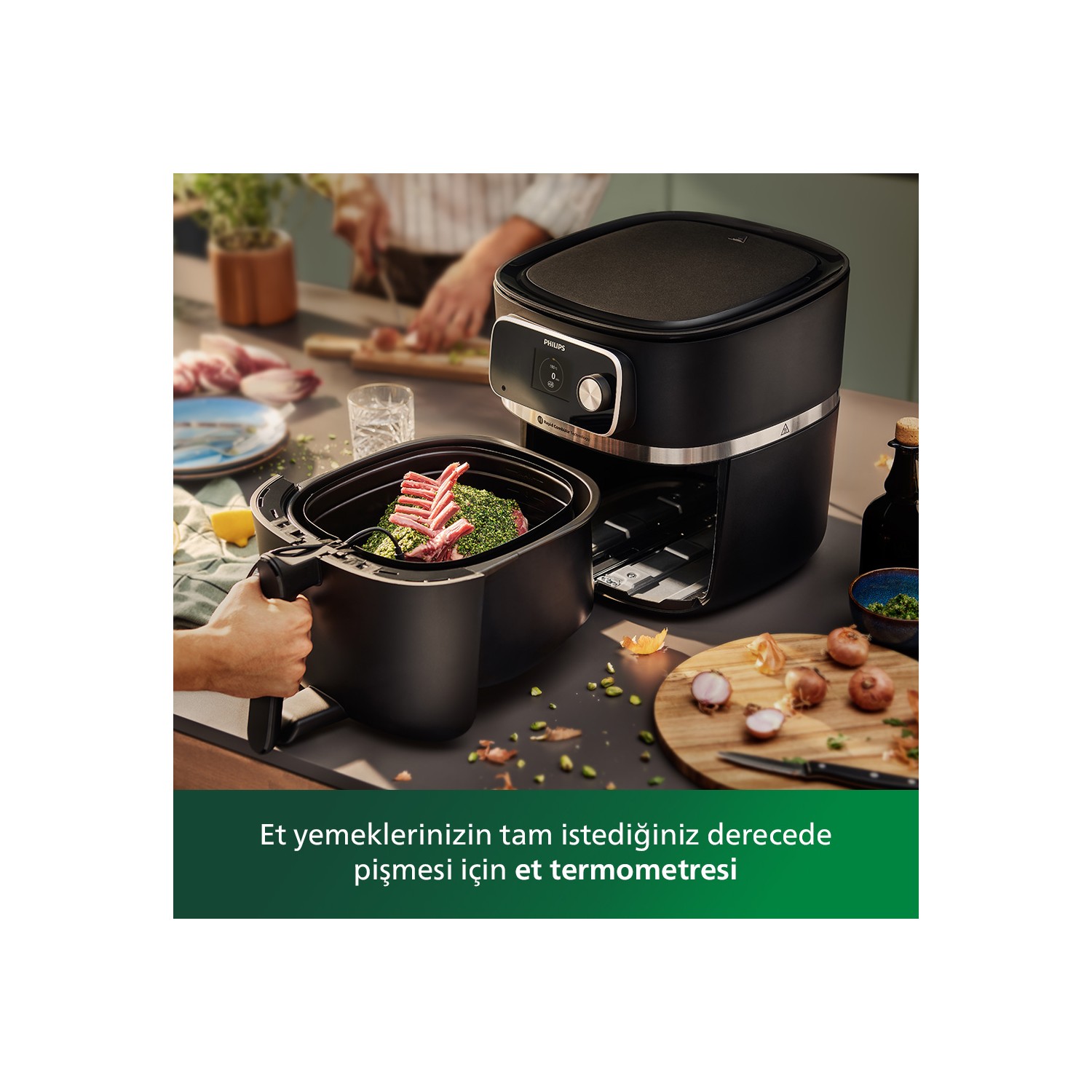 Philips%20Airfryer%20HD9880/90%207000%20Serisi%20Combi%20XXL%20Connected%208.3%20lt%20Yağsız%20Fritöz